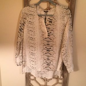 Snakeskin Blouse